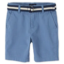 Boys Belted Chino Shorts1